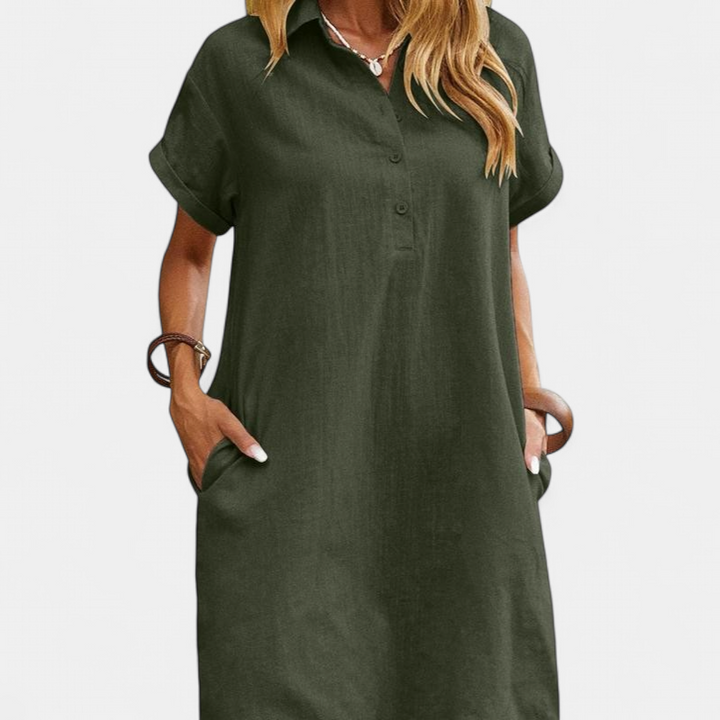 MAREN™ – Relaxed Short Sleeve Summer Dress