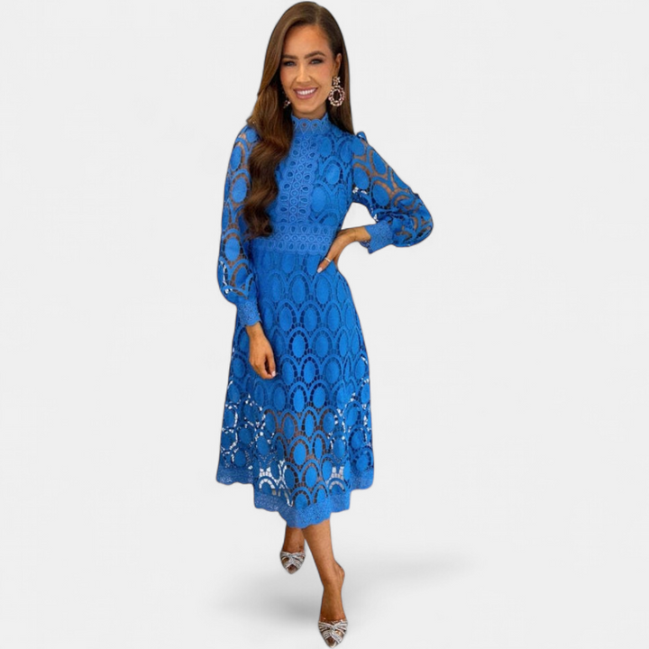 NOA™ – Delicate Lace Midi Dress
