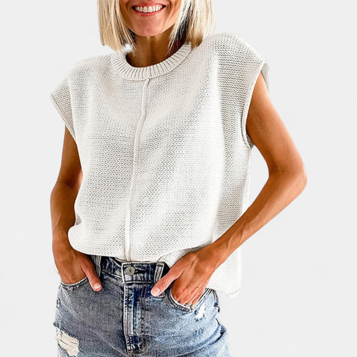 MAISIE™ - Casual Minimalist Crewneck Sleeveless Top