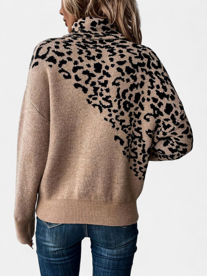 ZAYNA™ - Leopard Sweater
