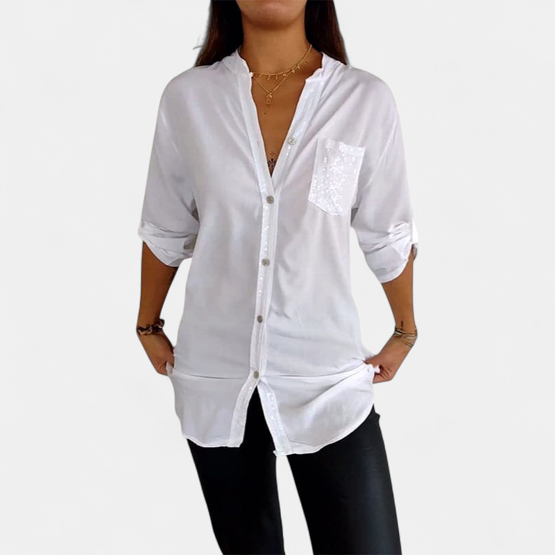 DANICA™ -  Sequin Detailed Blouse