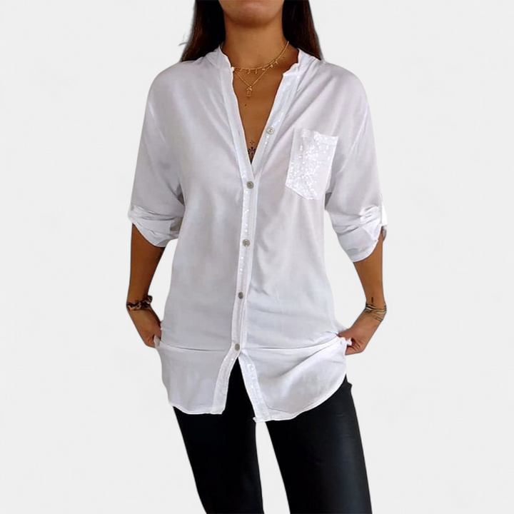 DANICA™ -  Sequin Detailed Blouse