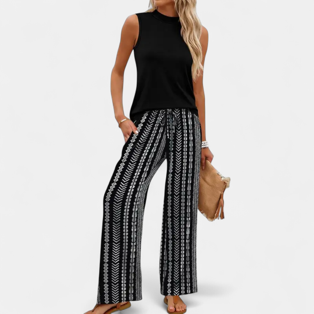 Striped Black