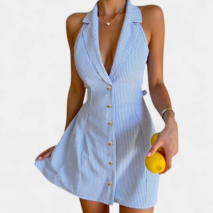 ISADORA™ – Tied Bow-Back Vacation Dress