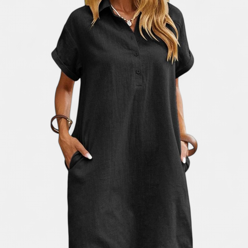 MAREN™ – Relaxed Short Sleeve Summer Dress