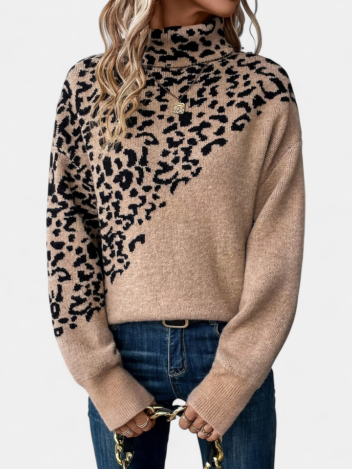 ZAYNA™ - Leopard Sweater