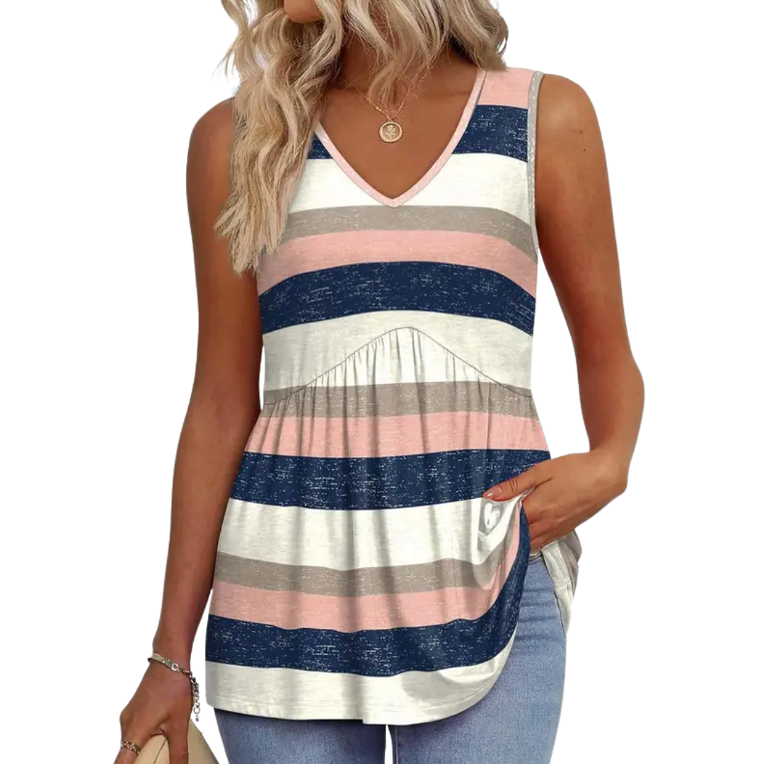 F-Blue Pink Stripe