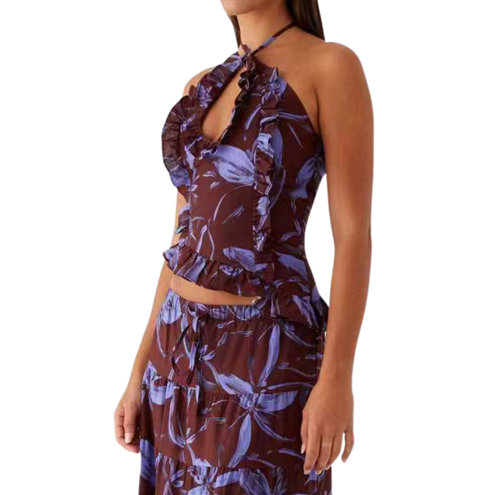 Floral Brown