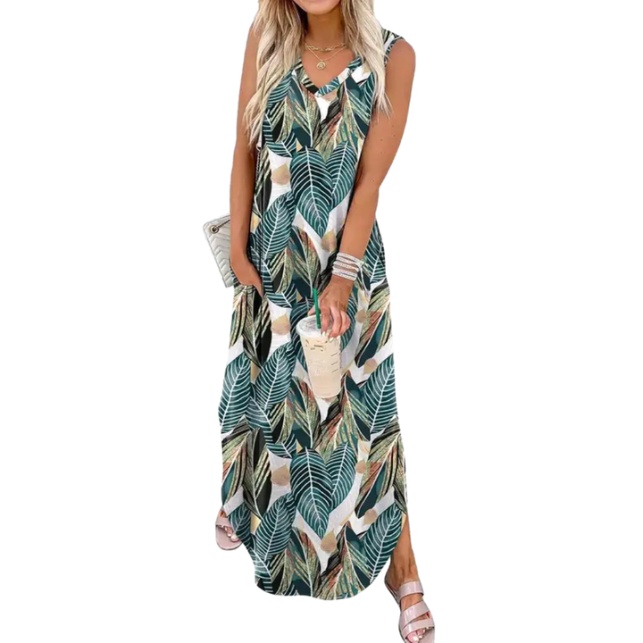 Floral Palm Leaf