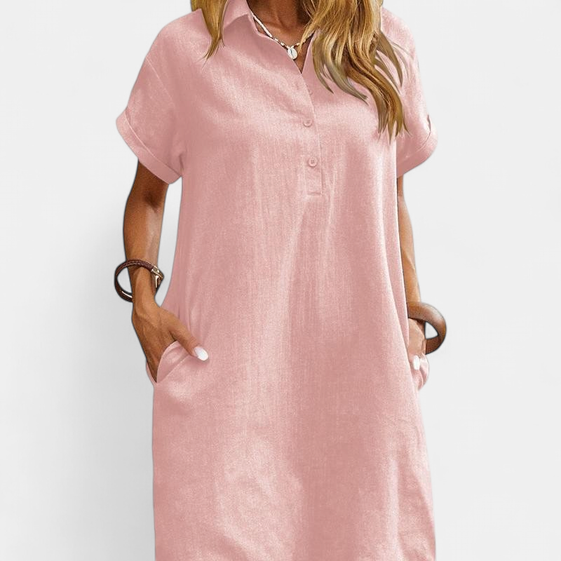MAREN™ – Relaxed Short Sleeve Summer Dress