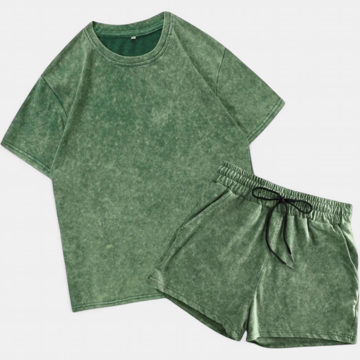 KENDRIX™ – Relaxed Print Athletic Two-Piece Set