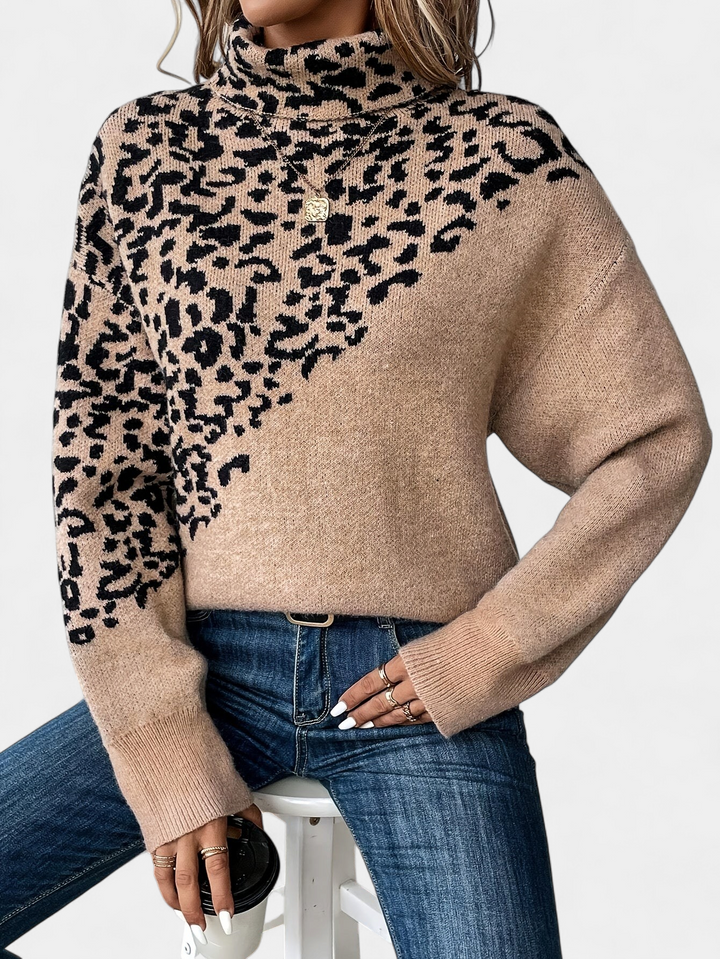 ZAYNA™ - Leopard Sweater