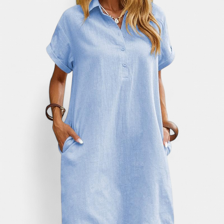 MAREN™ – Relaxed Short Sleeve Summer Dress
