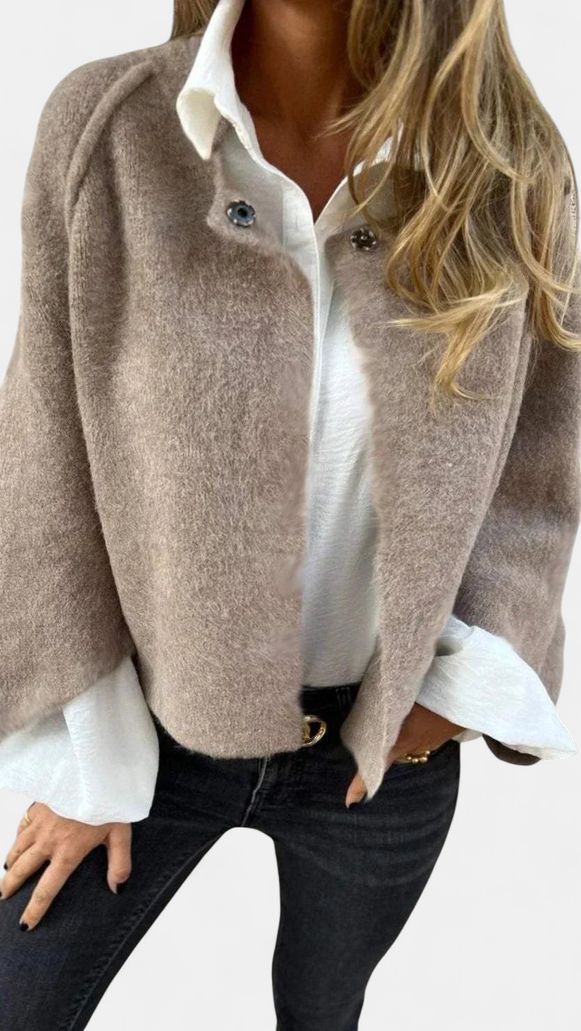 TESS™ - Modern Wool Cardigan