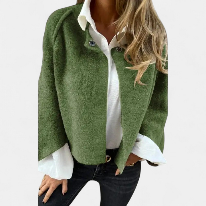 TESS™ - Modern Wool Cardigan