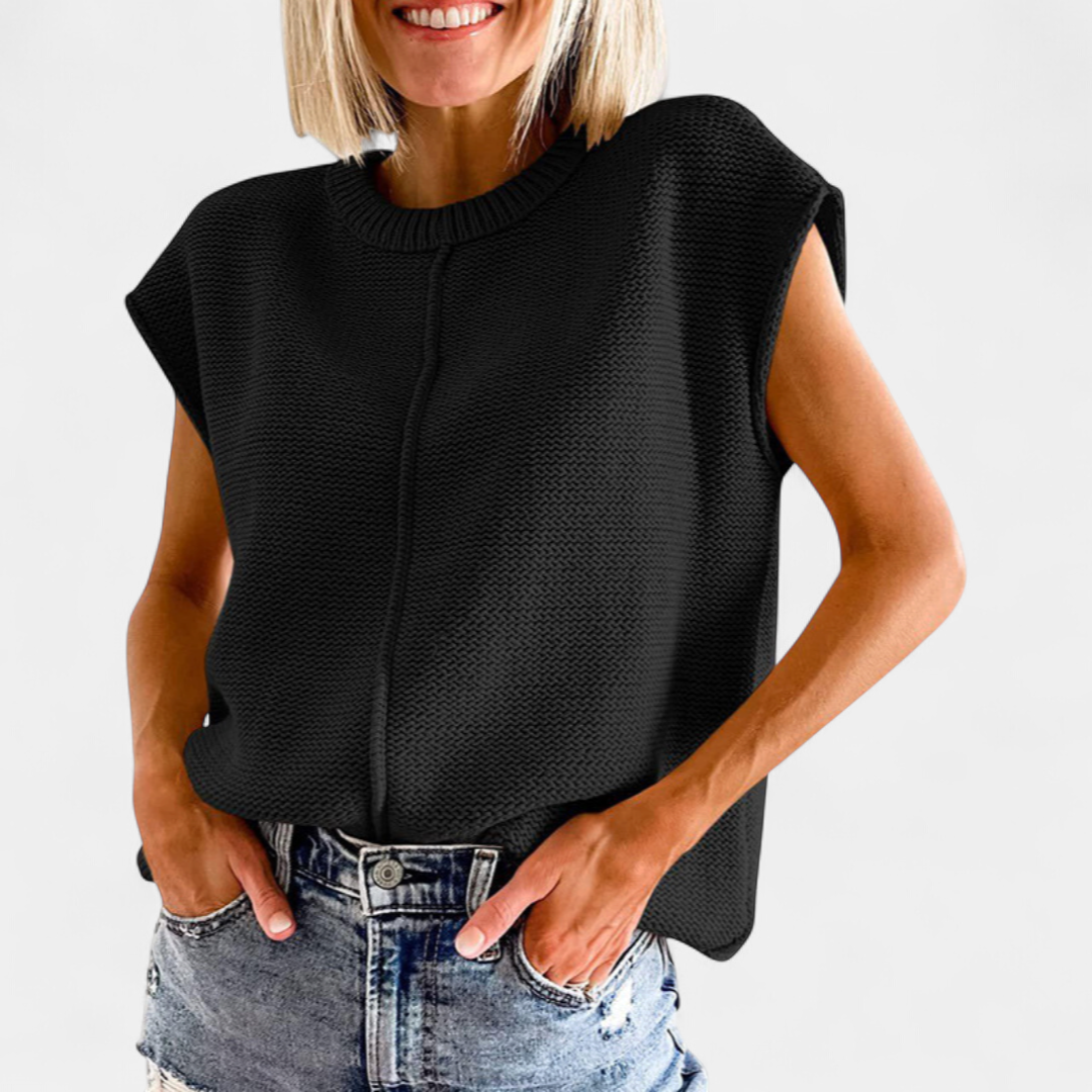 MAISIE™ - Casual Minimalist Crewneck Sleeveless Top