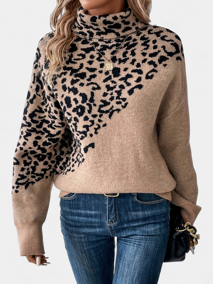 ZAYNA™ - Leopard Sweater