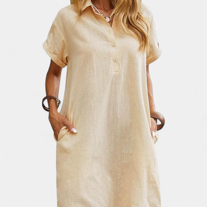 MAREN™ – Relaxed Short Sleeve Summer Dress