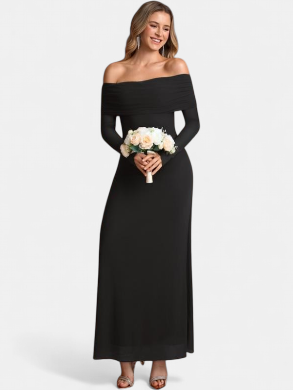 THEA™ - Off The Shoulder Ruched Sequin Bodycon Dress for Parties