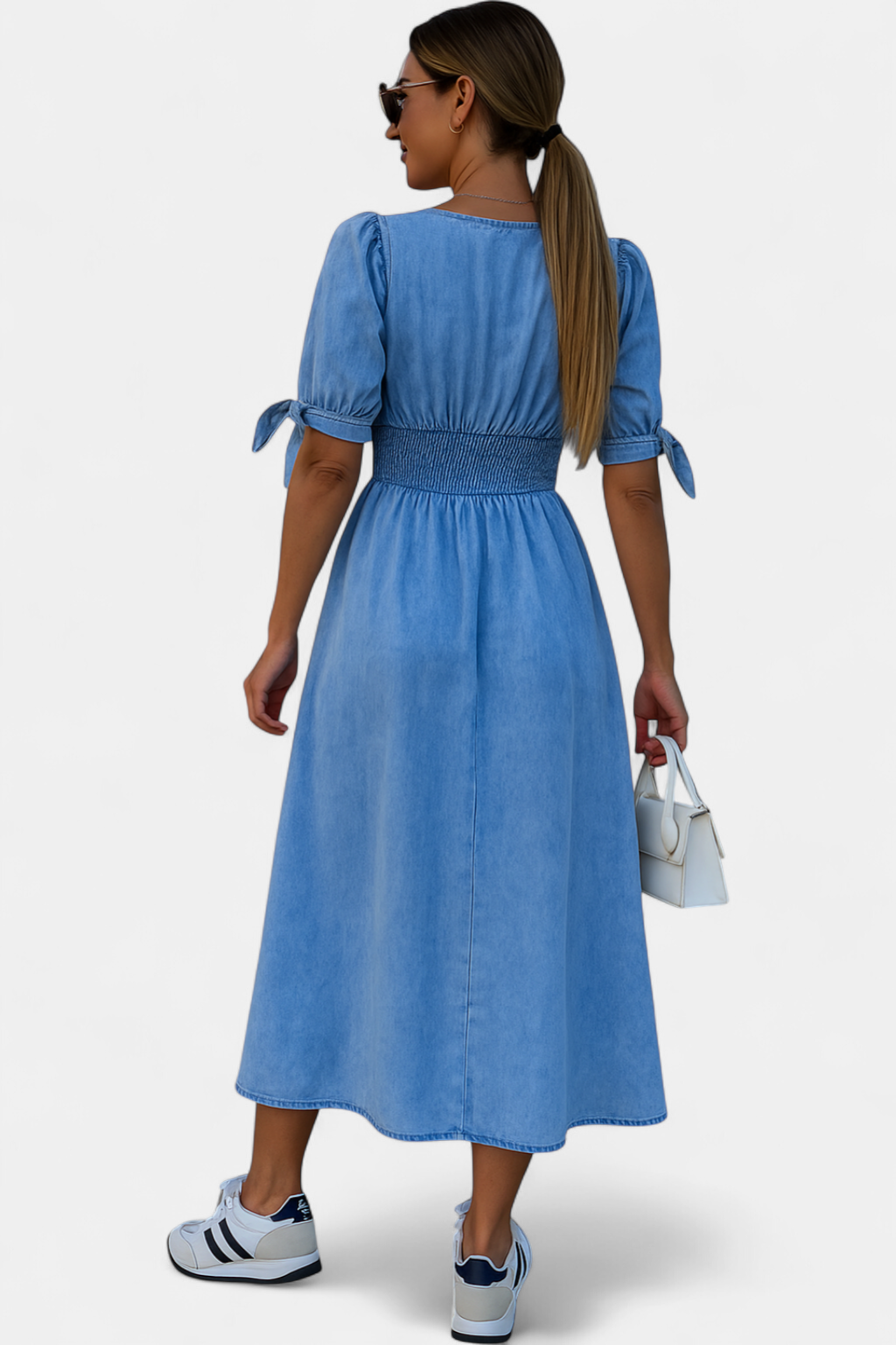 JULIET™ – Shiny Denim Dress