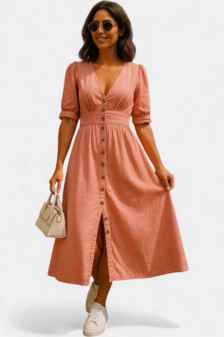 JULIET™ – Shiny Denim Dress