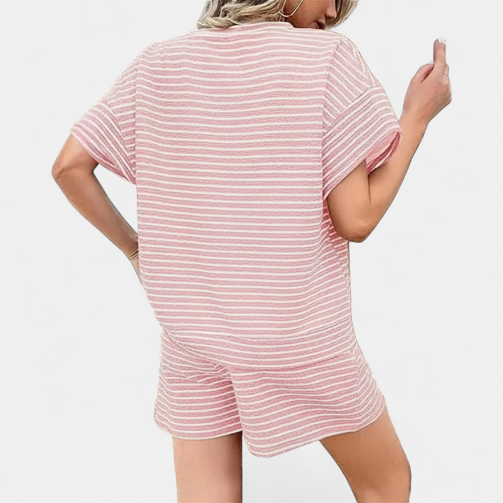 LOLA™ – Striped Relaxed Lounge Pajama Set