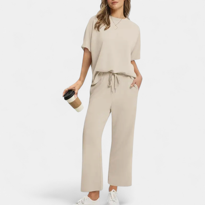 JULIE™ – Women's Oversized Cropped Lounge Set