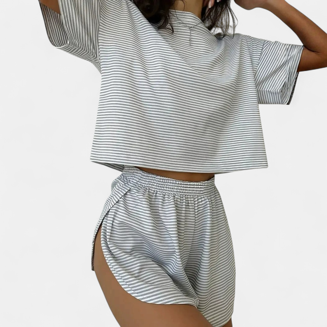 BREEANA™ – Soft Knit Lounge Pajama Set