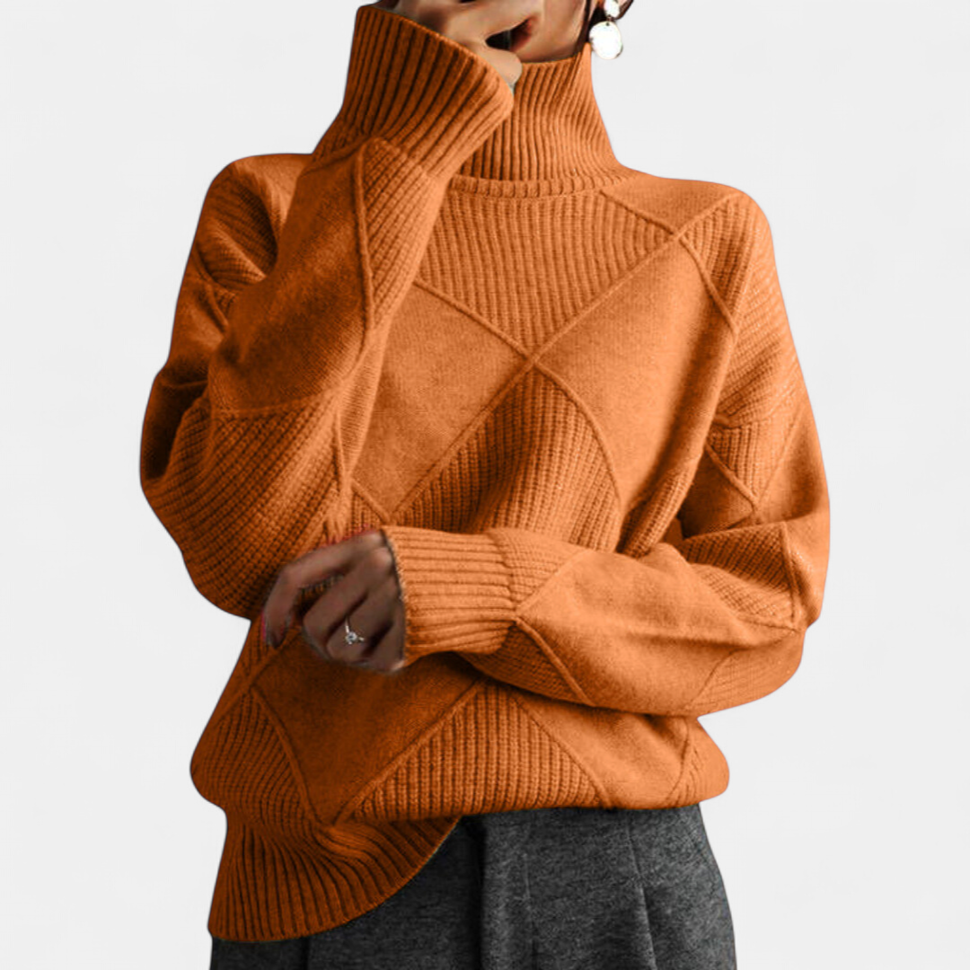 LINLEY™ | Luxe Ribbed Turtleneck Pullover