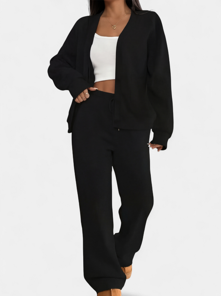 LAUREL™ – Casual Cardigan & Lounge Trousers Matching Set