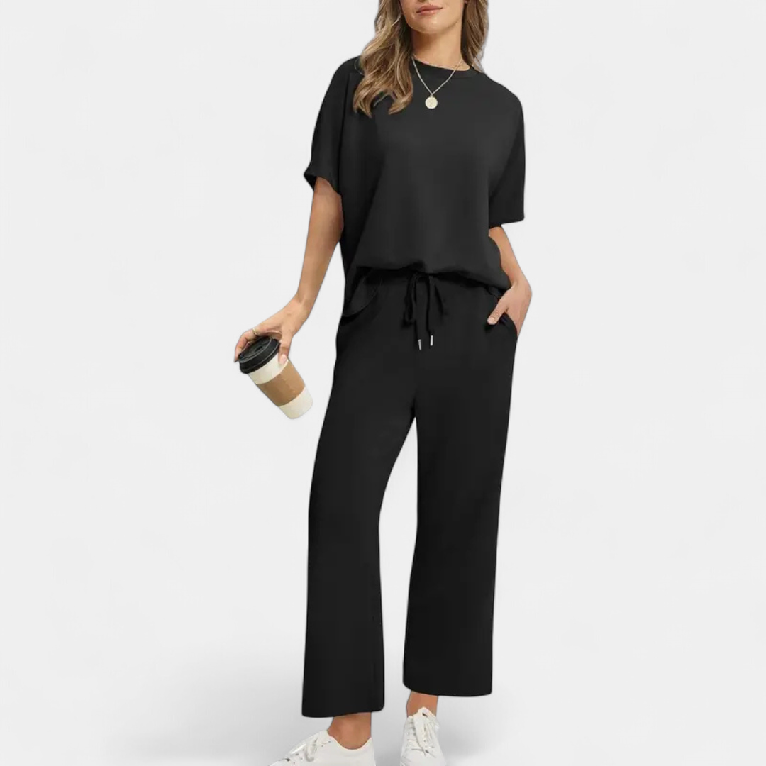 JULIE™ – Women's Oversized Cropped Lounge Set
