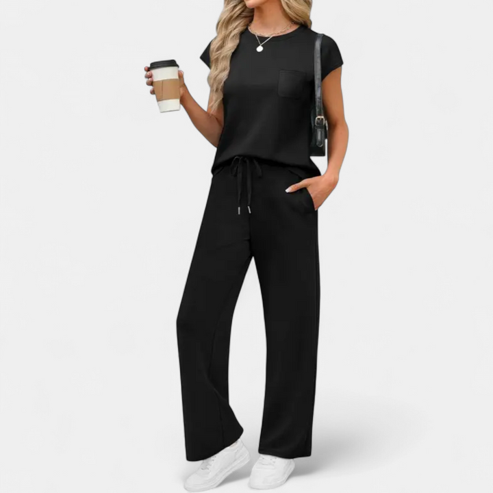 HARLIE™ – Relaxed Cap Sleeve Lounge Set