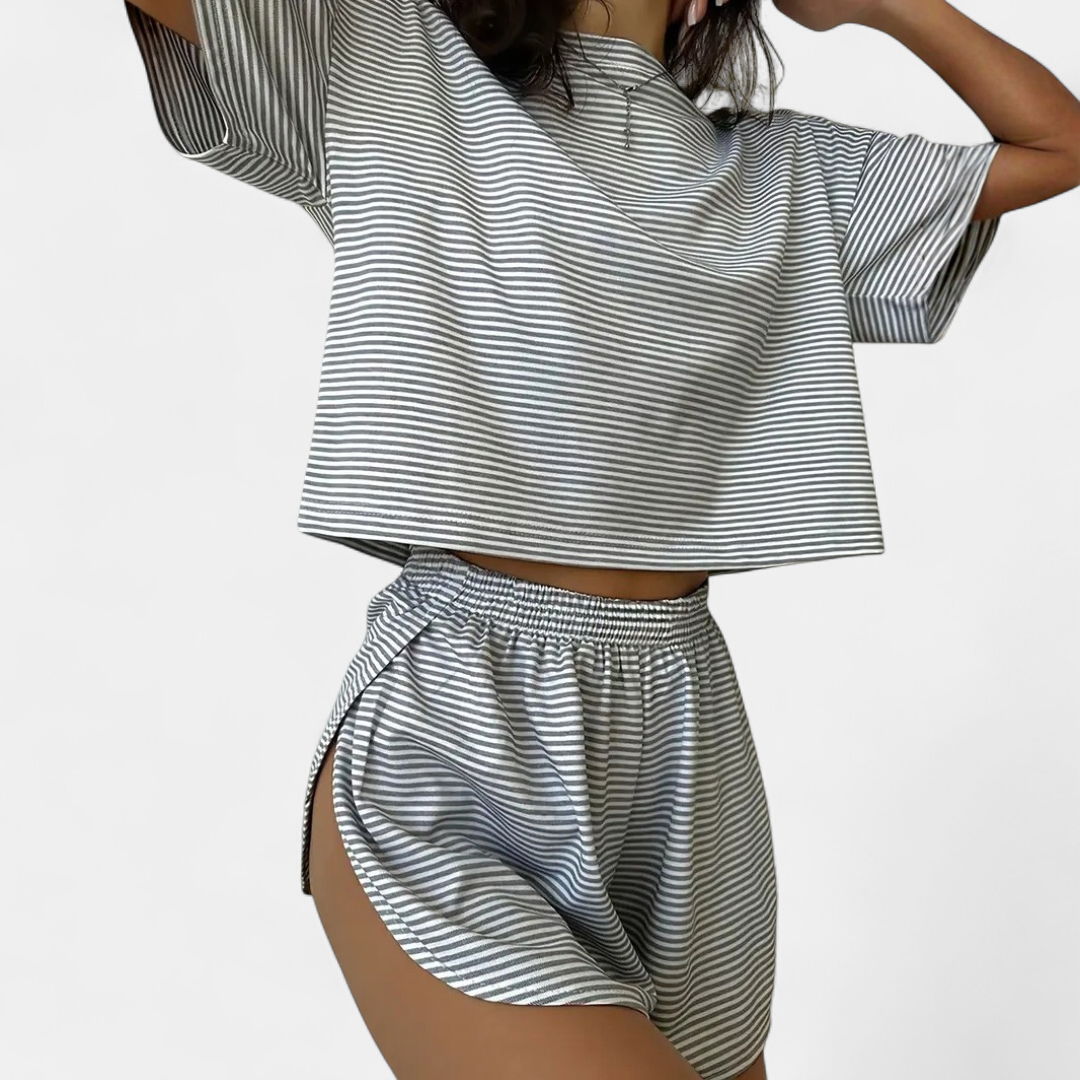BREEANA™ – Soft Knit Lounge Pajama Set