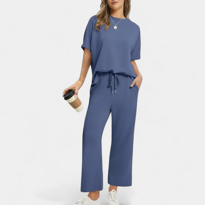 JULIE™ – Women's Oversized Cropped Lounge Set