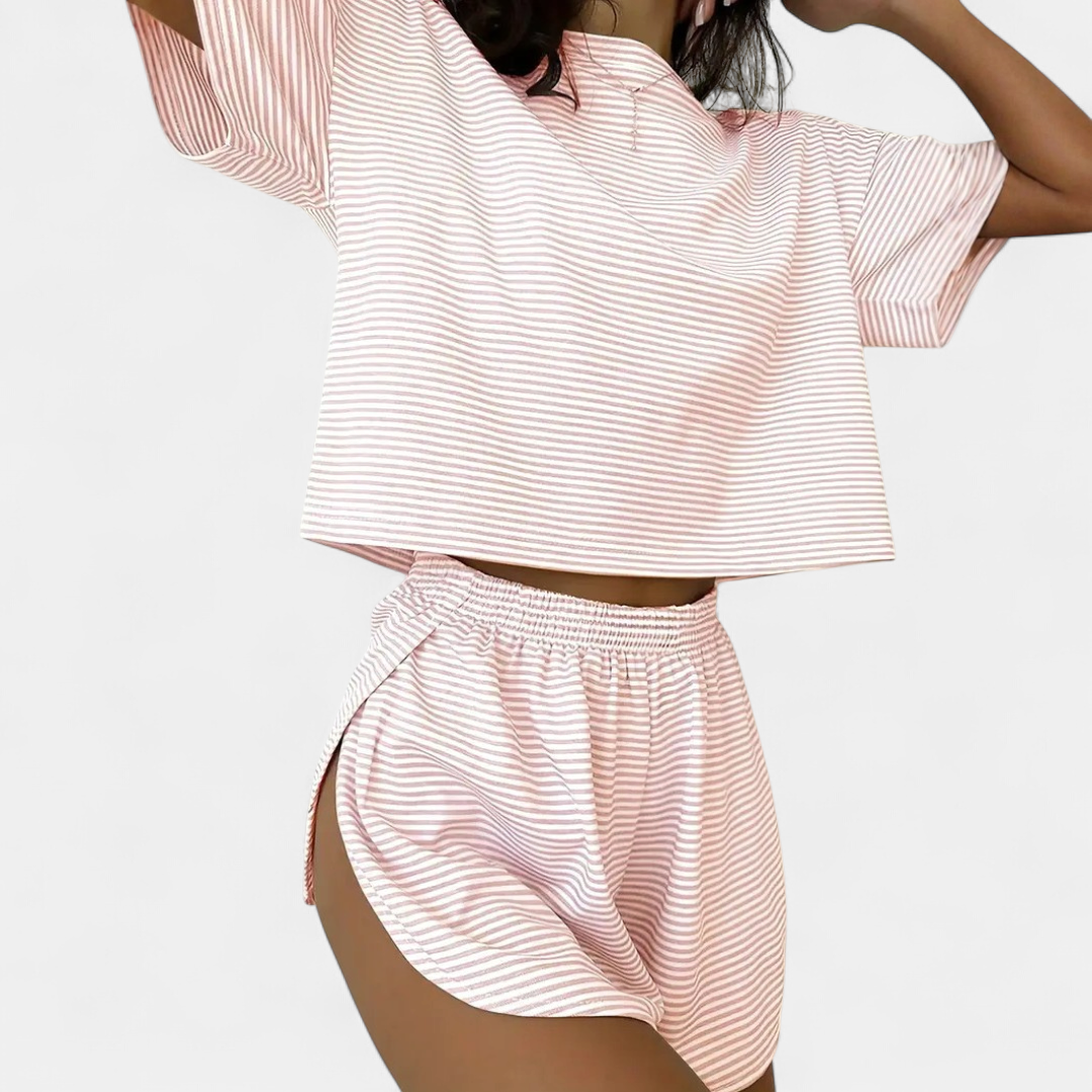 BREEANA™ – Soft Knit Lounge Pajama Set