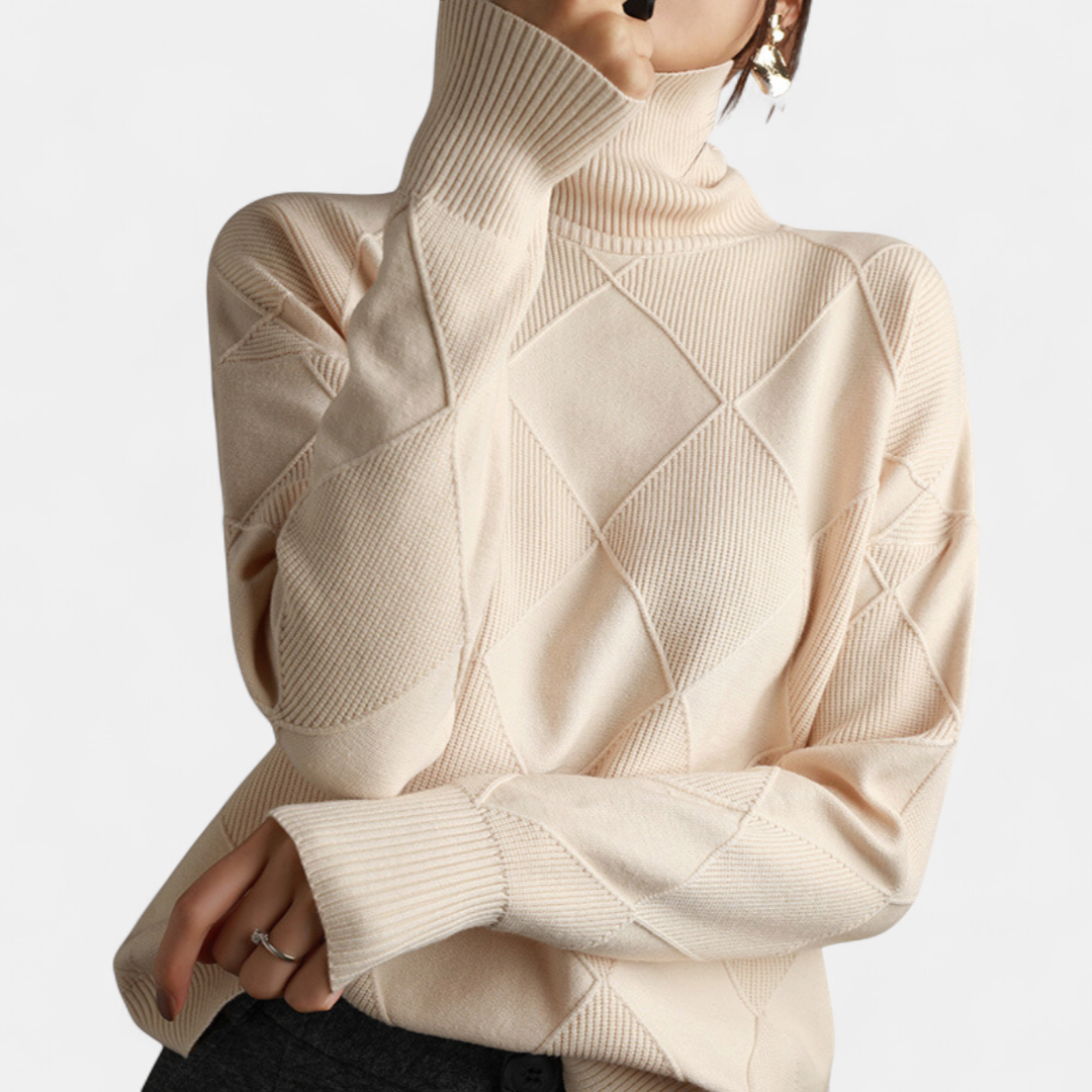 LINLEY™ | Luxe Ribbed Turtleneck Pullover