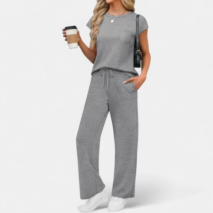 HARLIE™ – Relaxed Cap Sleeve Lounge Set