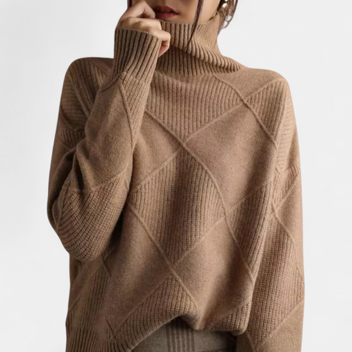 LINLEY™ | Luxe Ribbed Turtleneck Pullover