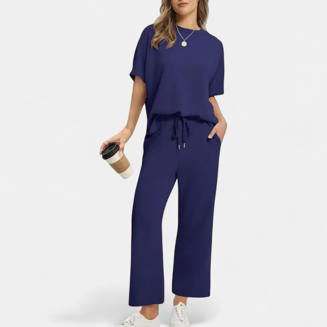 JULIE™ – Women's Oversized Cropped Lounge Set