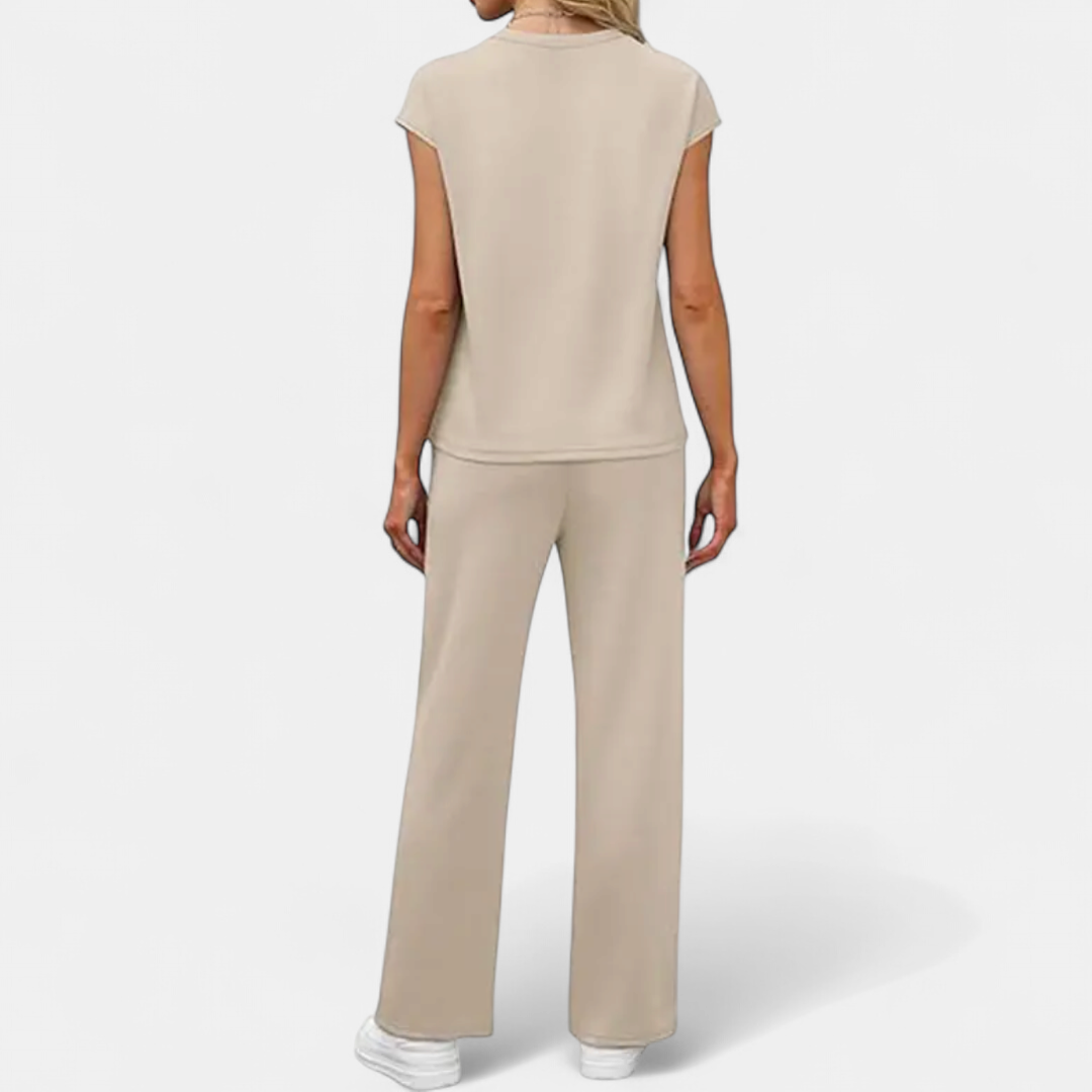 HARLIE™ – Relaxed Cap Sleeve Lounge Set