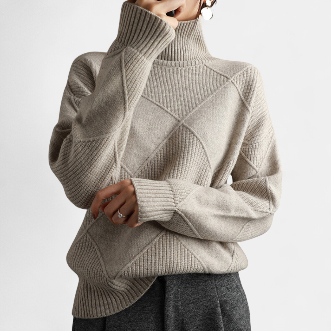 LINLEY™ | Luxe Ribbed Turtleneck Pullover