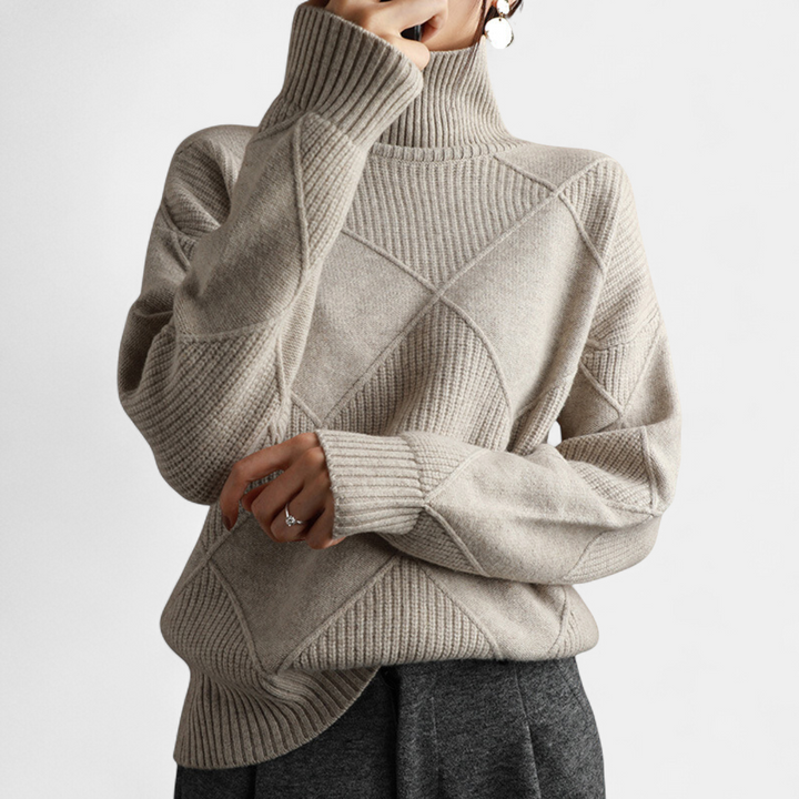 LINLEY™ | Luxe Ribbed Turtleneck Pullover