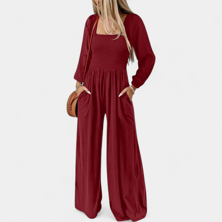 KISHA™ - Chic Loose Overall Wide Leg Jumpsuit