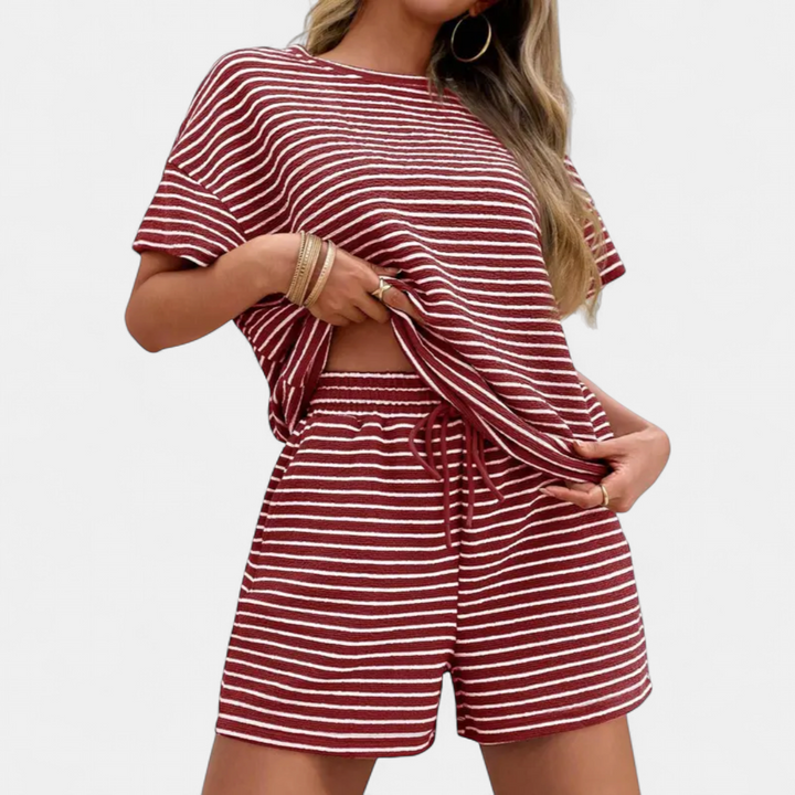 LOLA™ – Striped Relaxed Lounge Pajama Set
