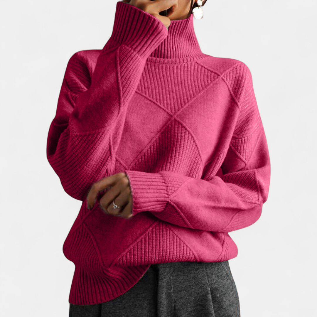 LINLEY™ | Luxe Ribbed Turtleneck Pullover
