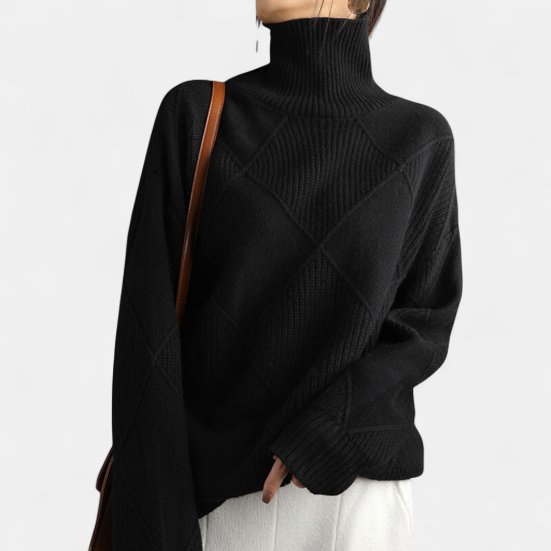 LINLEY™ | Luxe Ribbed Turtleneck Pullover