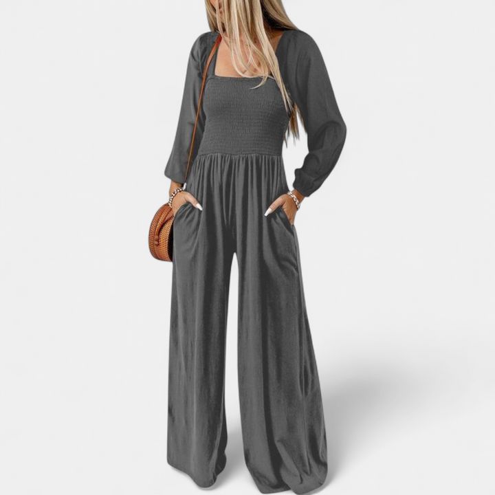 KISHA™ - Chic Loose Overall Wide Leg Jumpsuit