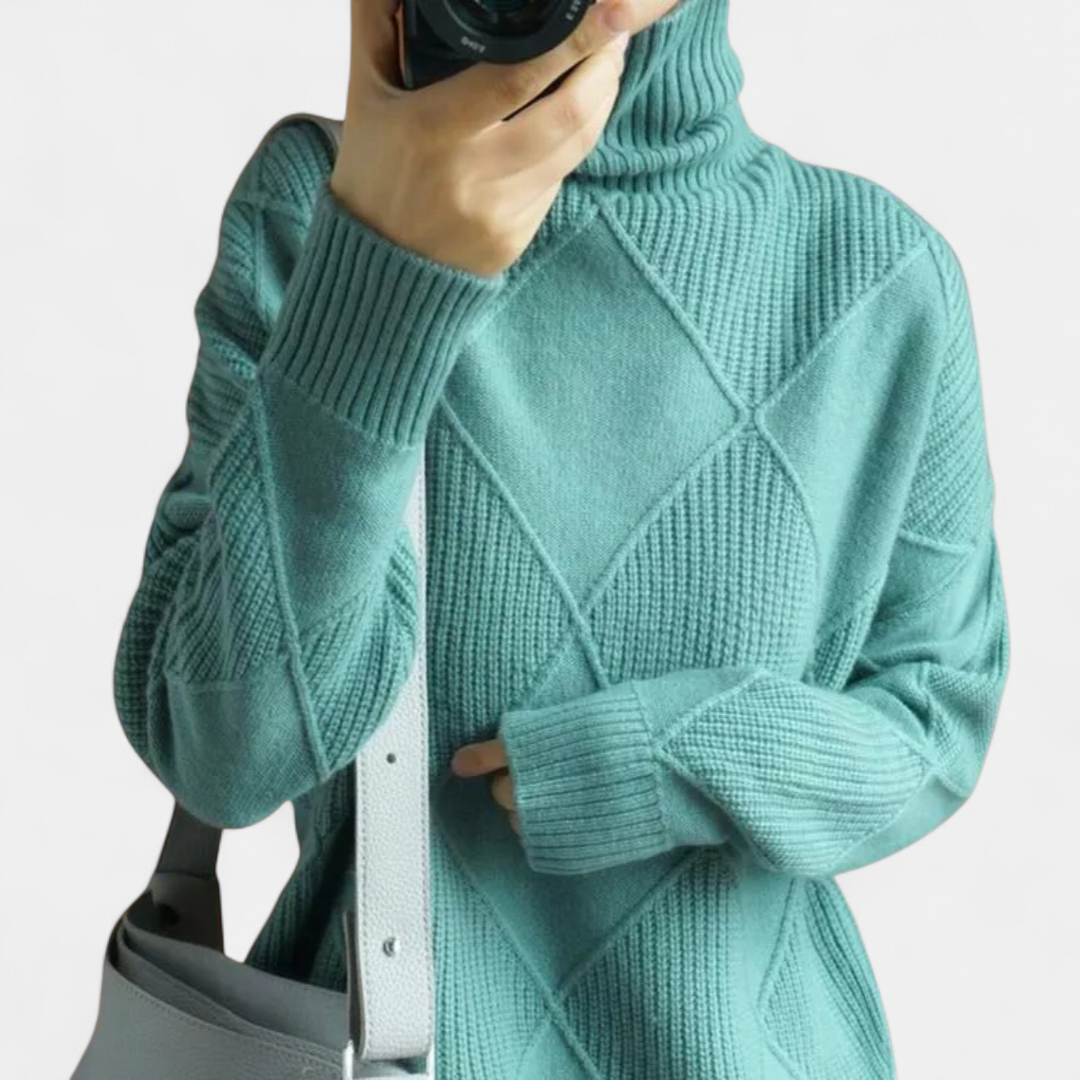 LINLEY™ | Luxe Ribbed Turtleneck Pullover