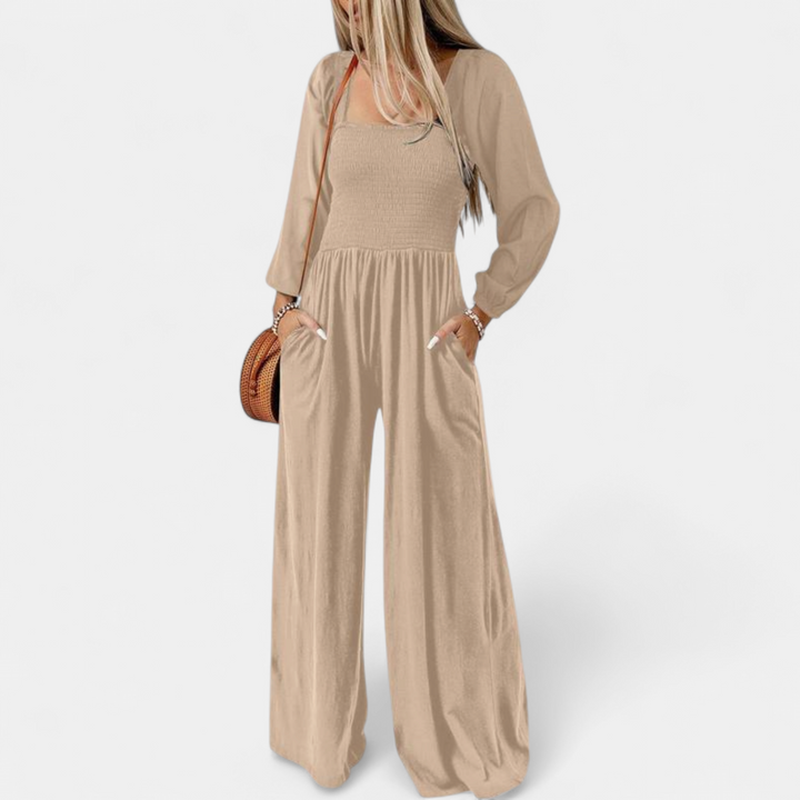 KISHA™ - Chic Loose Overall Wide Leg Jumpsuit