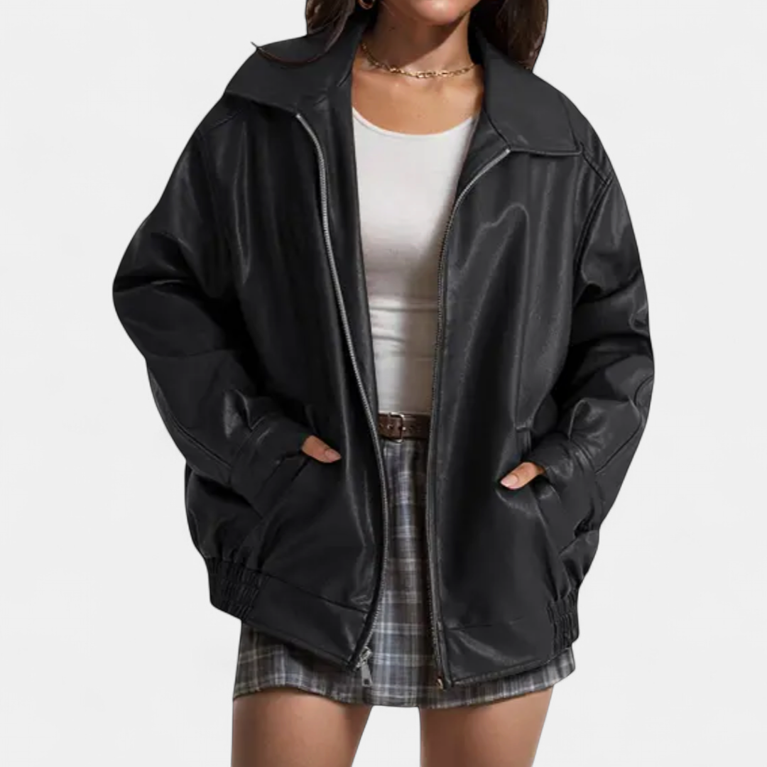 RYDER™ – Relaxed Moto PU Leather Jacket